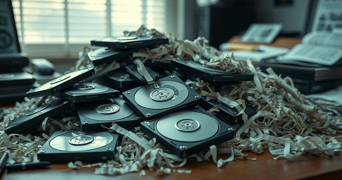 Destruição de dados: eliminação segura de informações confidenciais