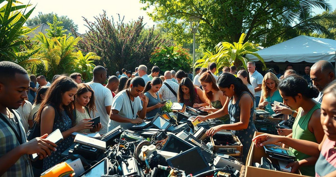 Coleta de Materiais Eletrônicos e a Importância da Reciclagem Coleta de Materiais Eletrônicos e a Importância da Reciclagem