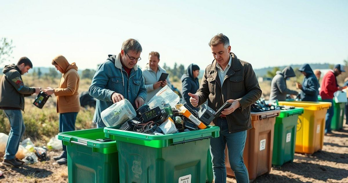 Coleta de materiais eletrônicos como prática sustentável e eficiente