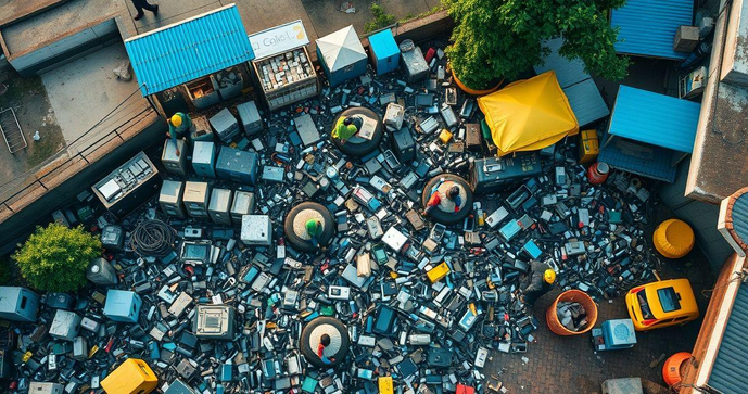 Empresa de coleta de lixo eletrônico é essencial para a sustentabilidade e proteção do meio ambiente