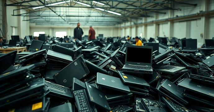 Reciclagem de Notebooks garante sustentabilidade e valorização de resíduos eletrônicos Reciclagem de Notebooks garante sustentabilidade e valorização de resíduos eletrônicos