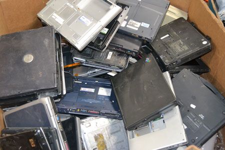 Empresa de coleta de lixo eletrônico